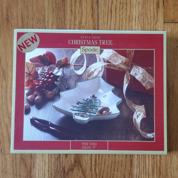 Spode Christmas Tree Shaped Dish (9in) - NWT! - Picture 2 of 9
